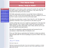 Tablet Screenshot of fire-alarm-help.com